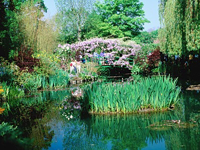 gardens at Giverny in eastern Normandy