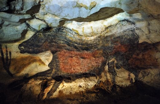 Lascaux caves in south-western France 