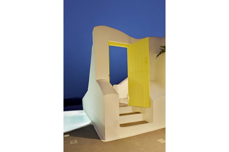 Greek island Santorini luxury villas