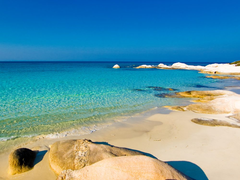 Greece Halkidiki second peninsula portokali beach