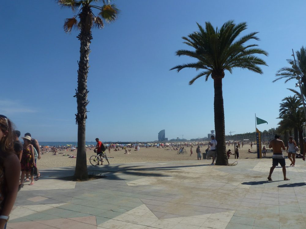 Spain Barcelona beaches