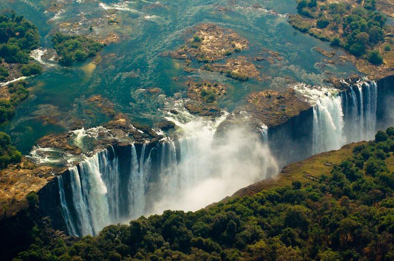 most beautiful natural pools Victoria Falls, Zambia
