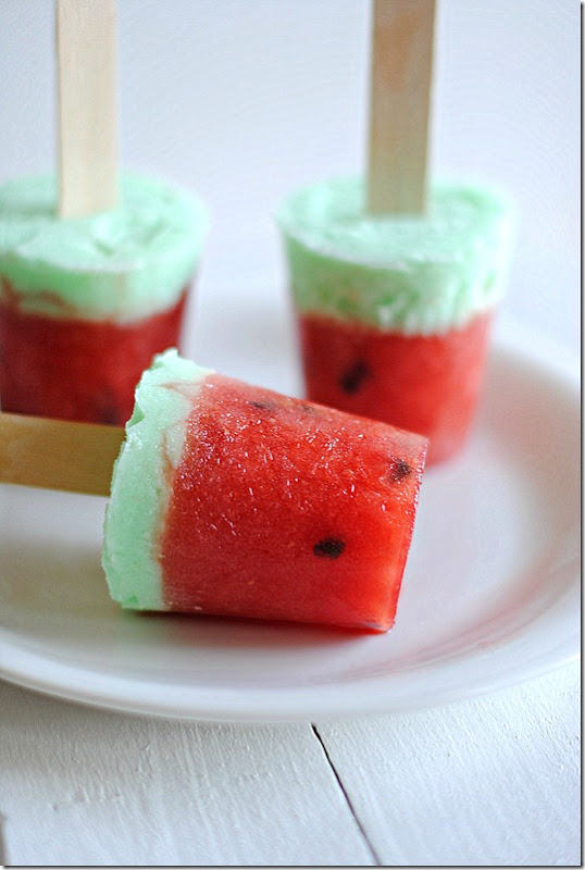summer appetizer with watermelon