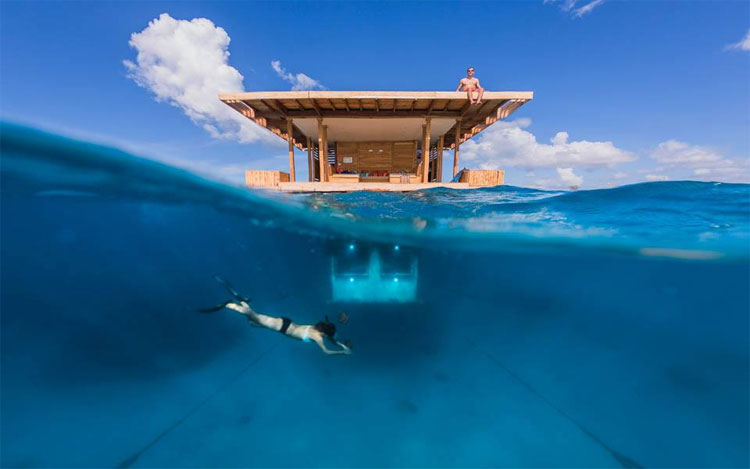 Africa's First Underwater Hotel Room Manta Resort 2