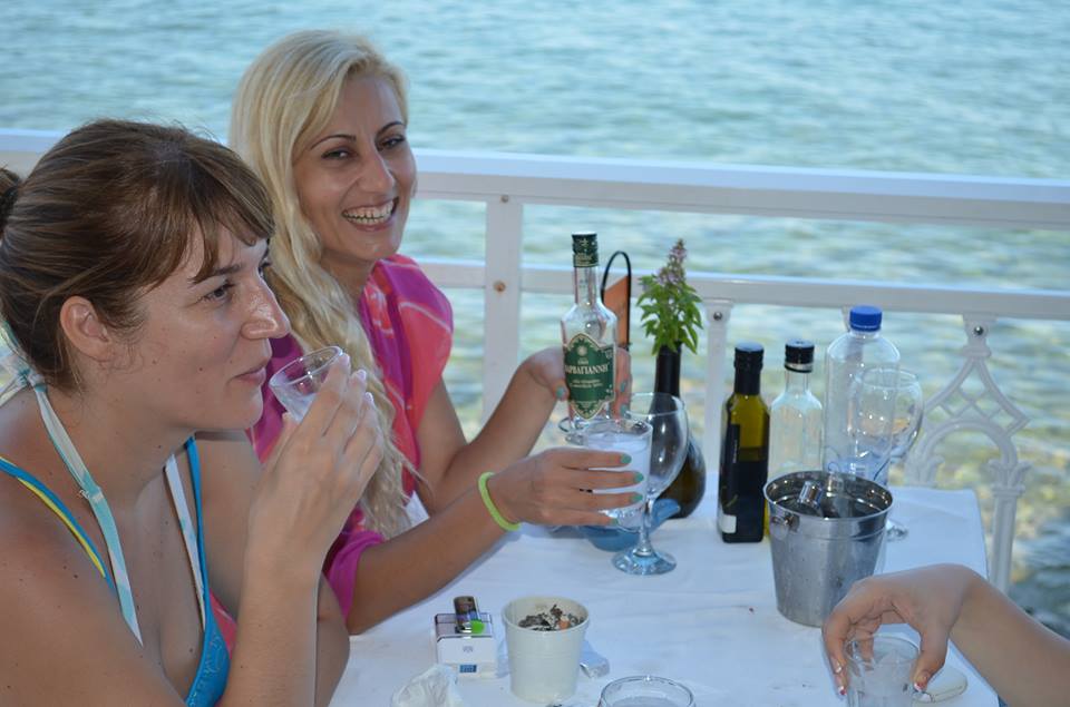 Traditional Greek Drink ouzo