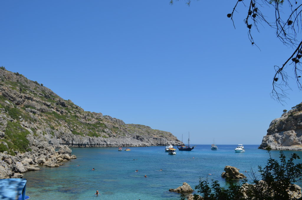 Best beaches of the Greek island Rhodes, Anthony Quinn 5