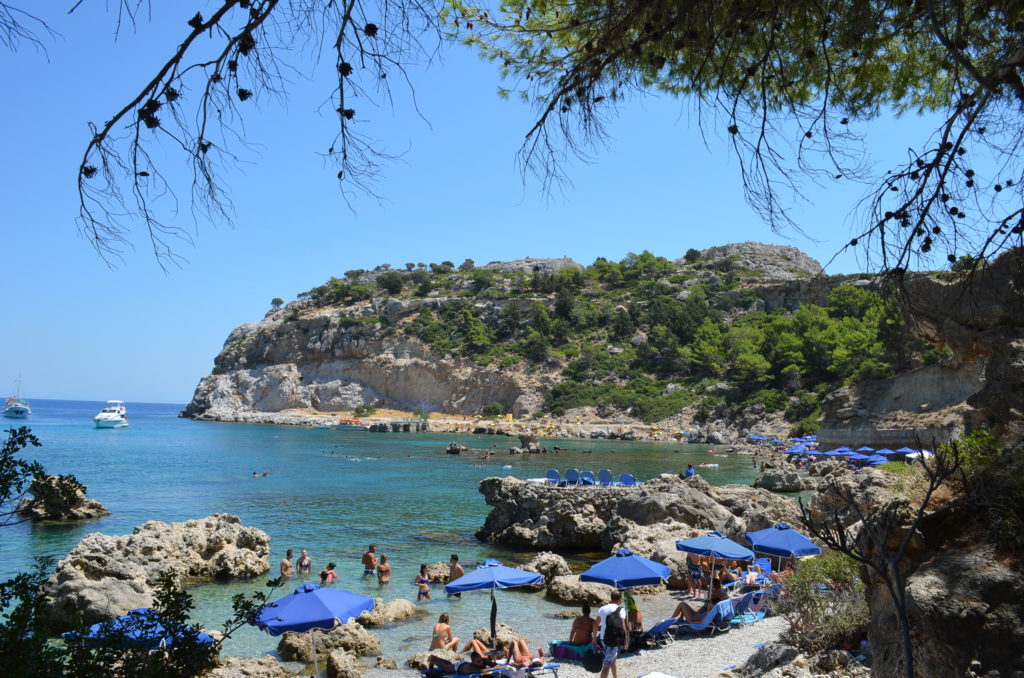 Best beaches of the Greek island Rhodes, Anthony Quinn 2