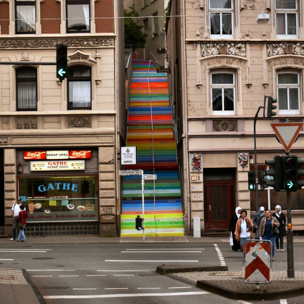amazing stairs street art around the world, Wuppertal, Germany 2