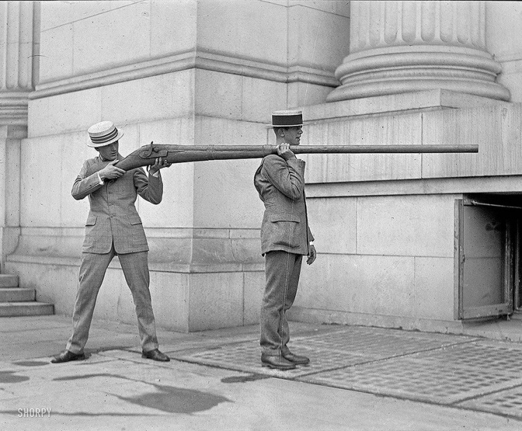 strange old timey inventions, weapon