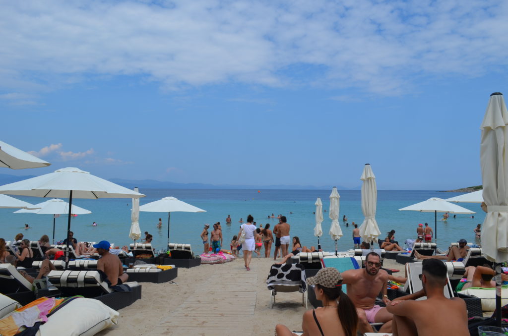 Greece Halkidiki Paliouri beach, best beach bar in Halkidiki Cabana 4