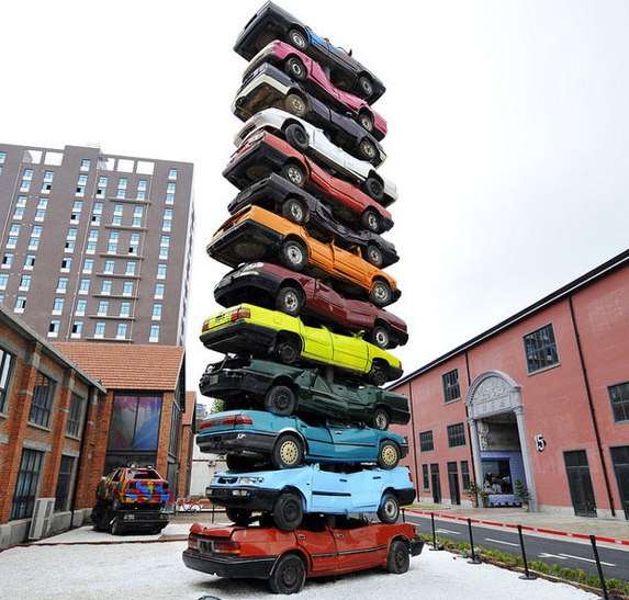 creative art in China, cars