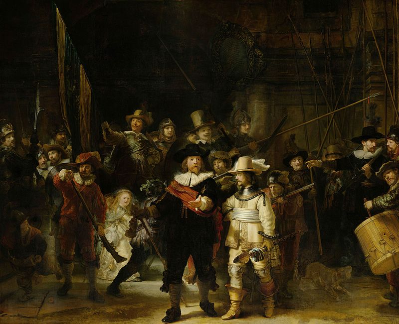 art history, most popular paintings done by famous painters, The Night Watch