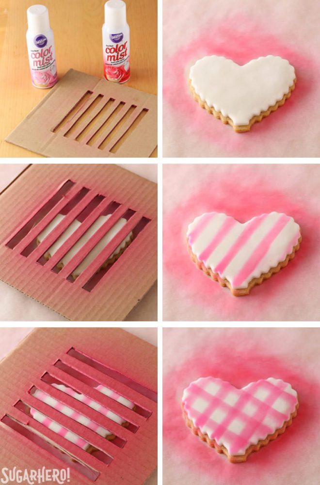 pretty and cute cookies for the Valentine Day