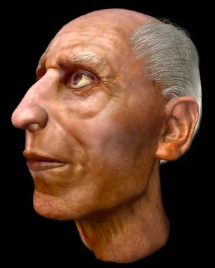 real faces of historical people, pharaoh