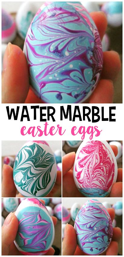 fun ways to dye easter eggs, water 