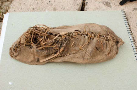 Oldest Objects Ever Found, leather shoe