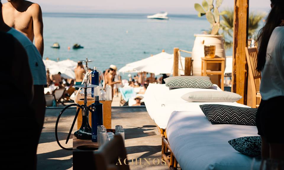 luxury beach bar in Halkidiki, Achinos 7