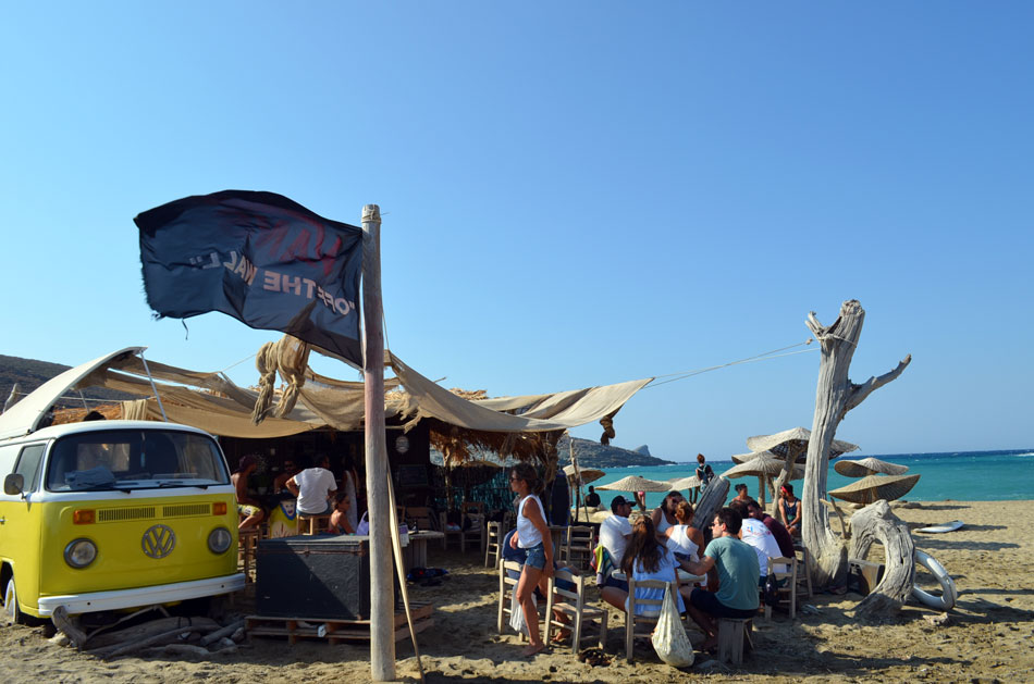 the best beach bar in Greece, Tinos 8