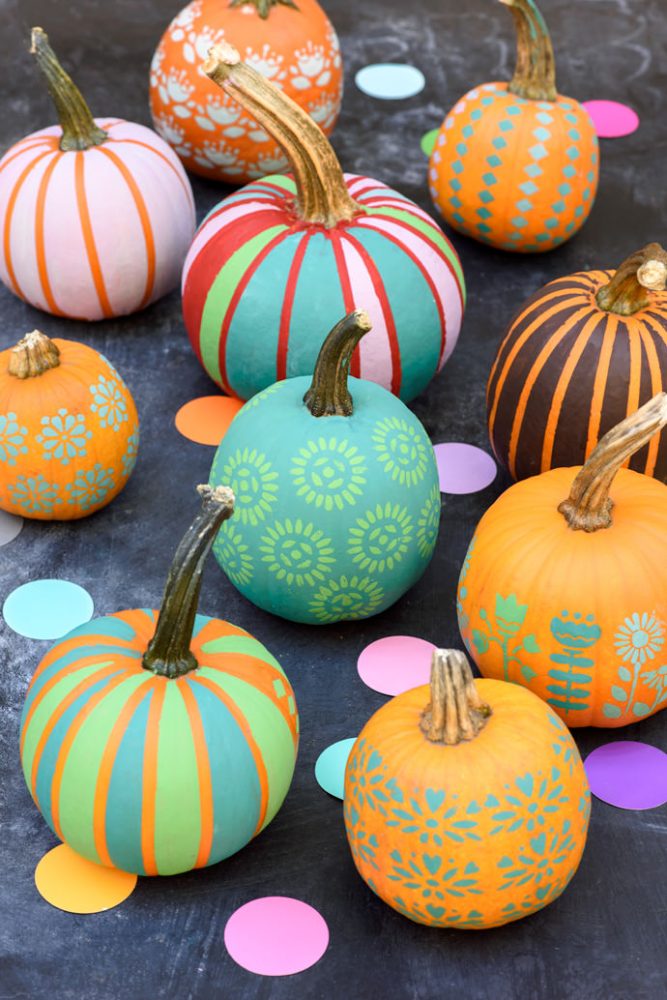 best halloween painted pumpkin decoration 