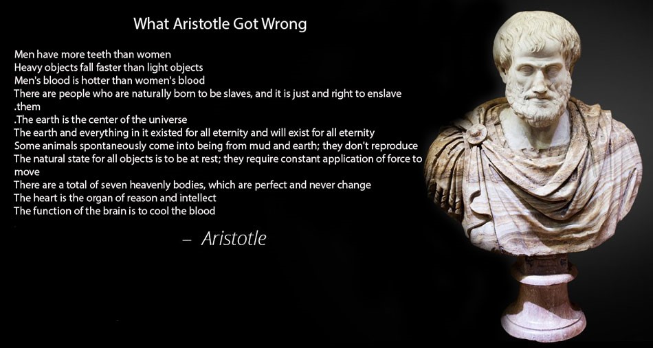 Things Aristotle got wrong 2