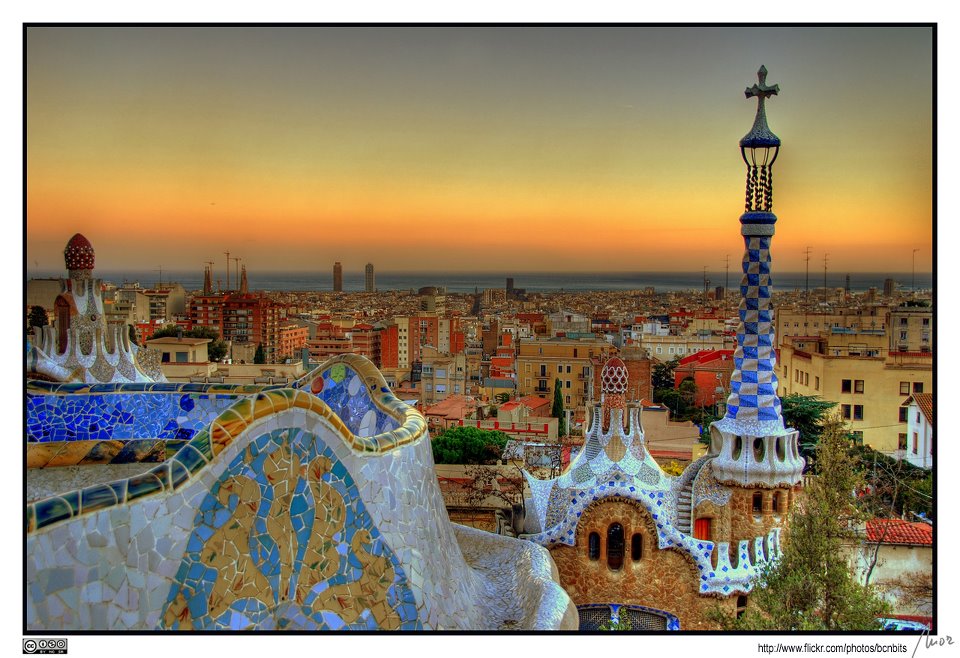Barcelona Antonio Gaudi Park Guell