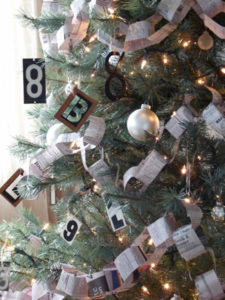 interesting christmas trees letters