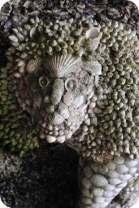 interior decoration of the shell grotto 7