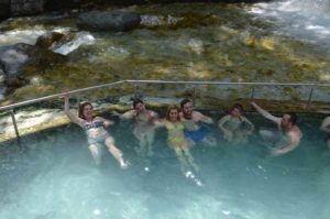 hot springs Loutra Pozar , Aridaia