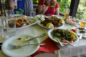 traditional Greek taverna in Old Agios Pandeleimon Village