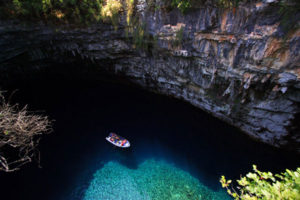 inseide the wonderful Melissani cave in Cephalonia 4