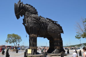 the Trojan horse used in the Brad Pitt Movie "Troy" 3