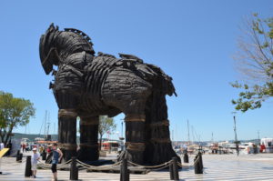 the Trojan horse used in the Brad Pitt Movie "Troy" 4