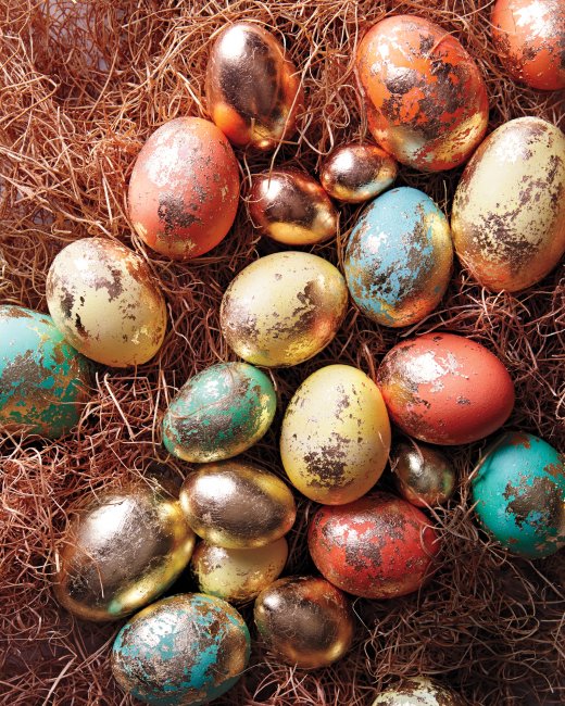 How to Make Golden Easter Eggs