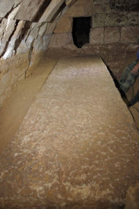 Interior of the tomb in Amphipolis 2