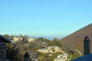 picturesque Greek village, Nymfaio amazing view