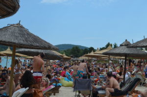 Greece Halkidiki Paliouri beach, best beach bars in Halkidiki Lefki Ammos