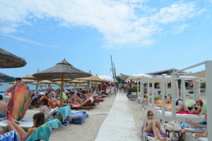 Greece Halkidiki Paliouri beach, best beach bars in Halkidik 2i Lefki Ammos